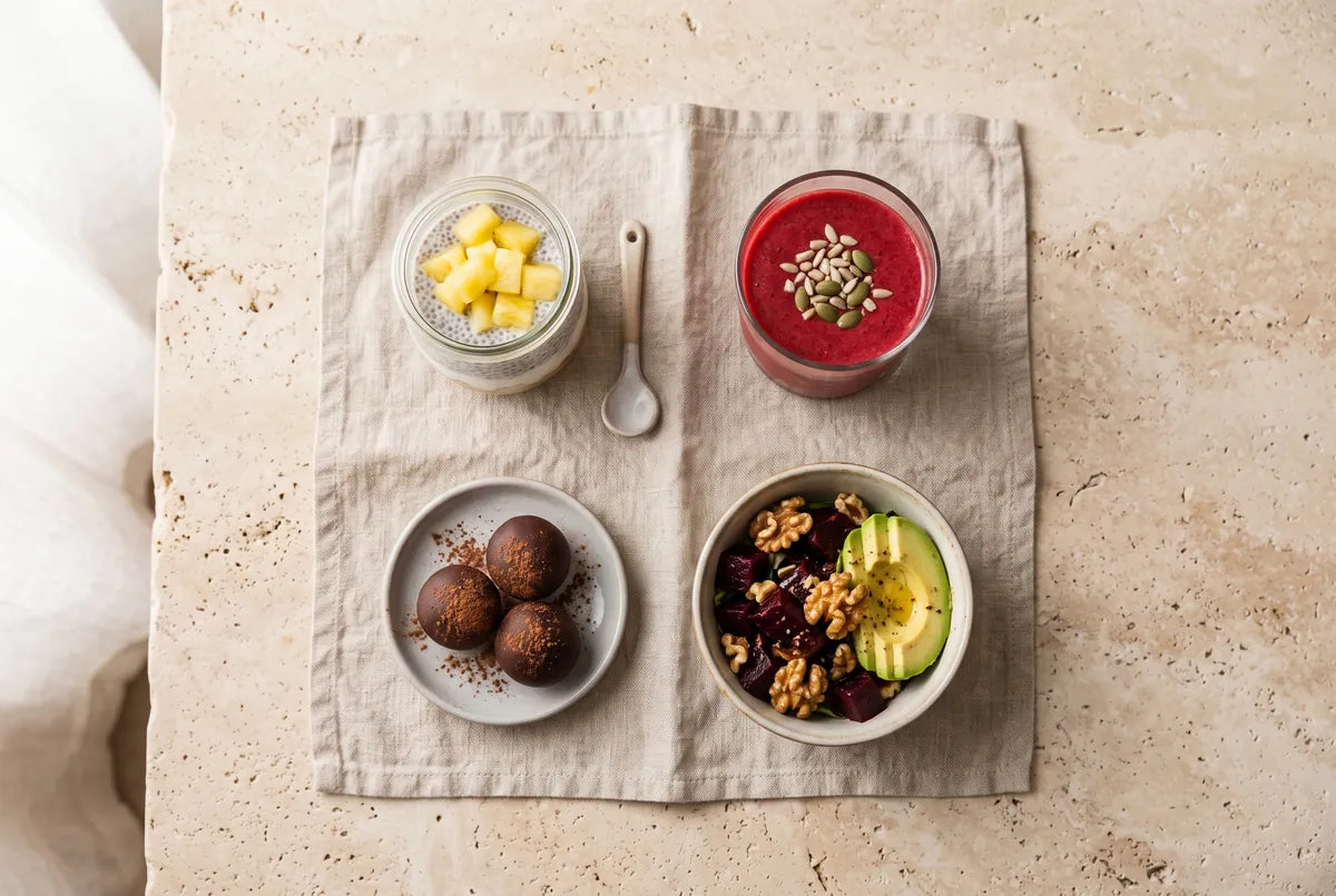 Four fibre- and probiotic-rich snack ideas that are gentle on digestion.