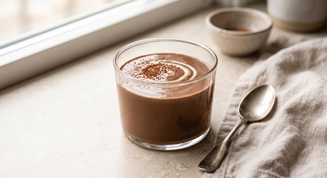 The viral boiled-egg protein pudding, creamy and deeply filling.
